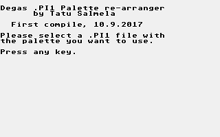 Degas PI1 Palette Re-arranger — screenshot 1
